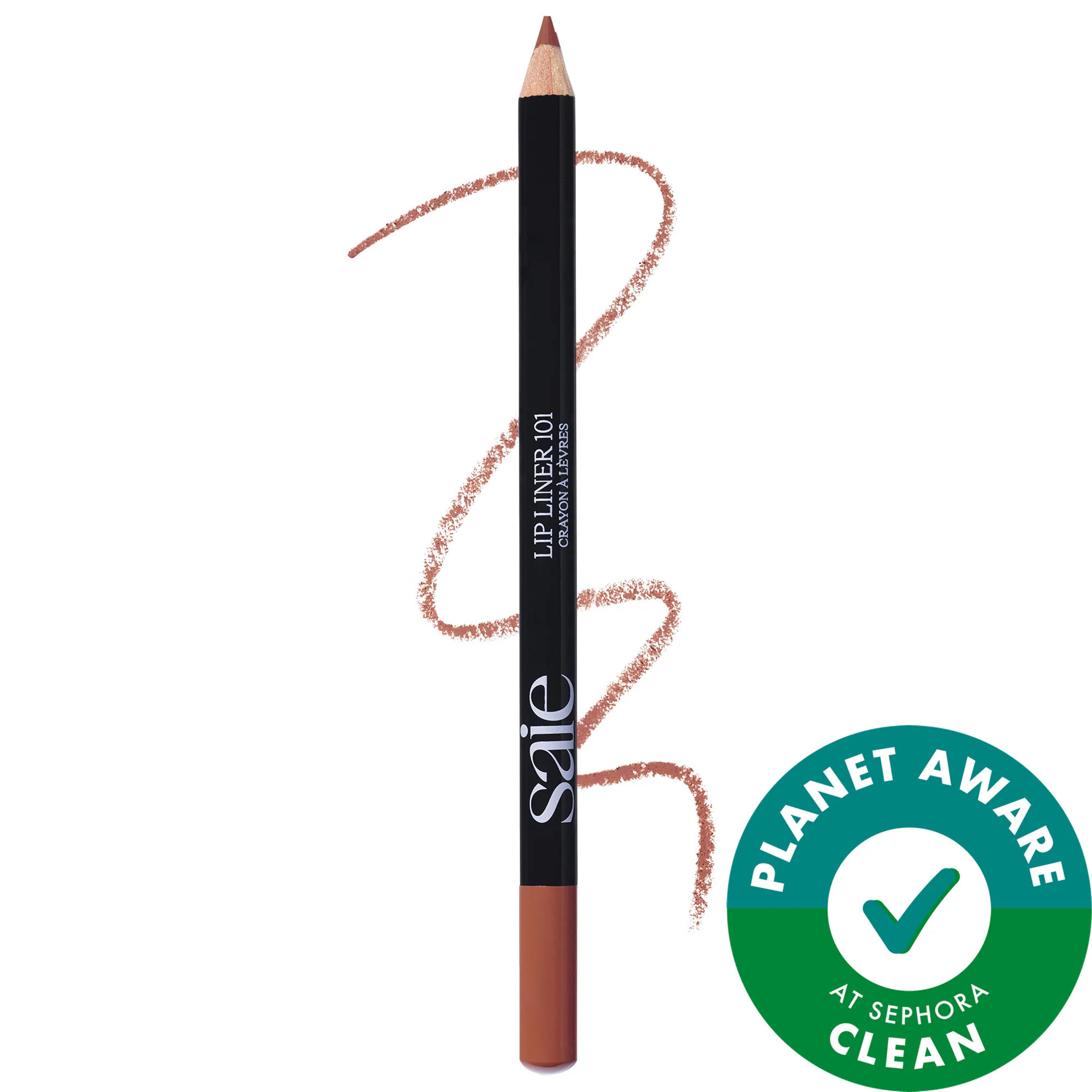 Saie Lip Liner 101: Creamy & Nourishing Lip Pencil Flirt 0.04 oz / 1.1 g | Sephora (US)