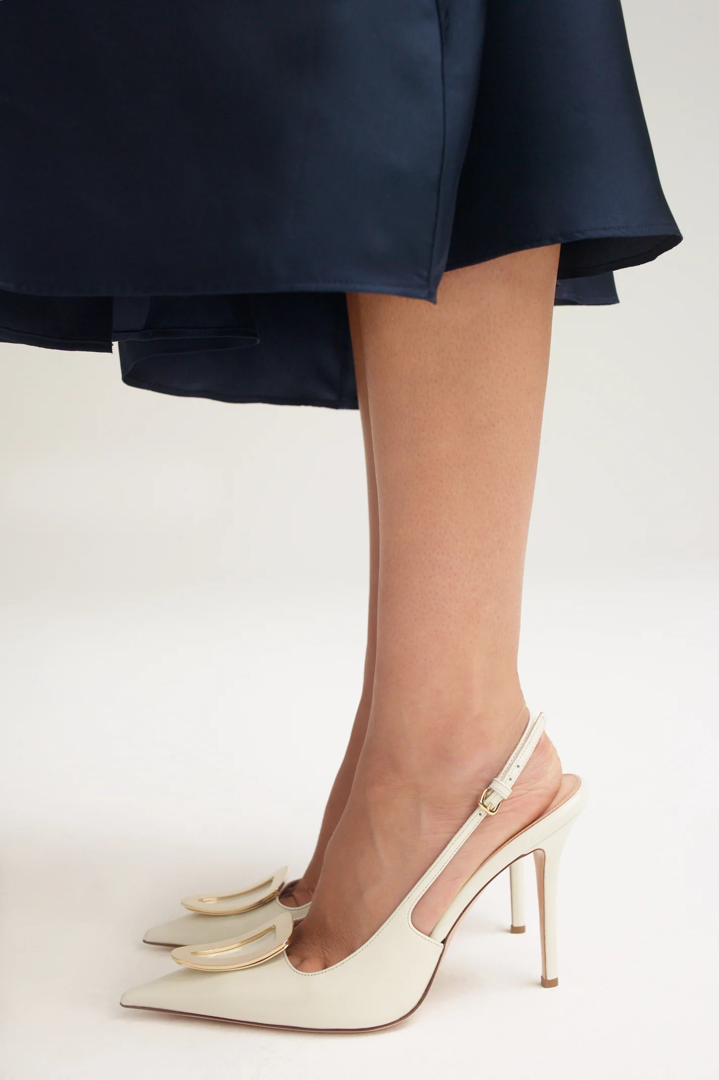 TRIANGLE FRAME SLINGBACK 10.5 - CREAM - Scanlan Theodore | Scanlan Theodore AU