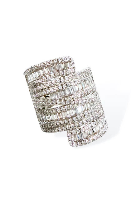 Kristalize Emerson Silver Ring | The Willow Tree