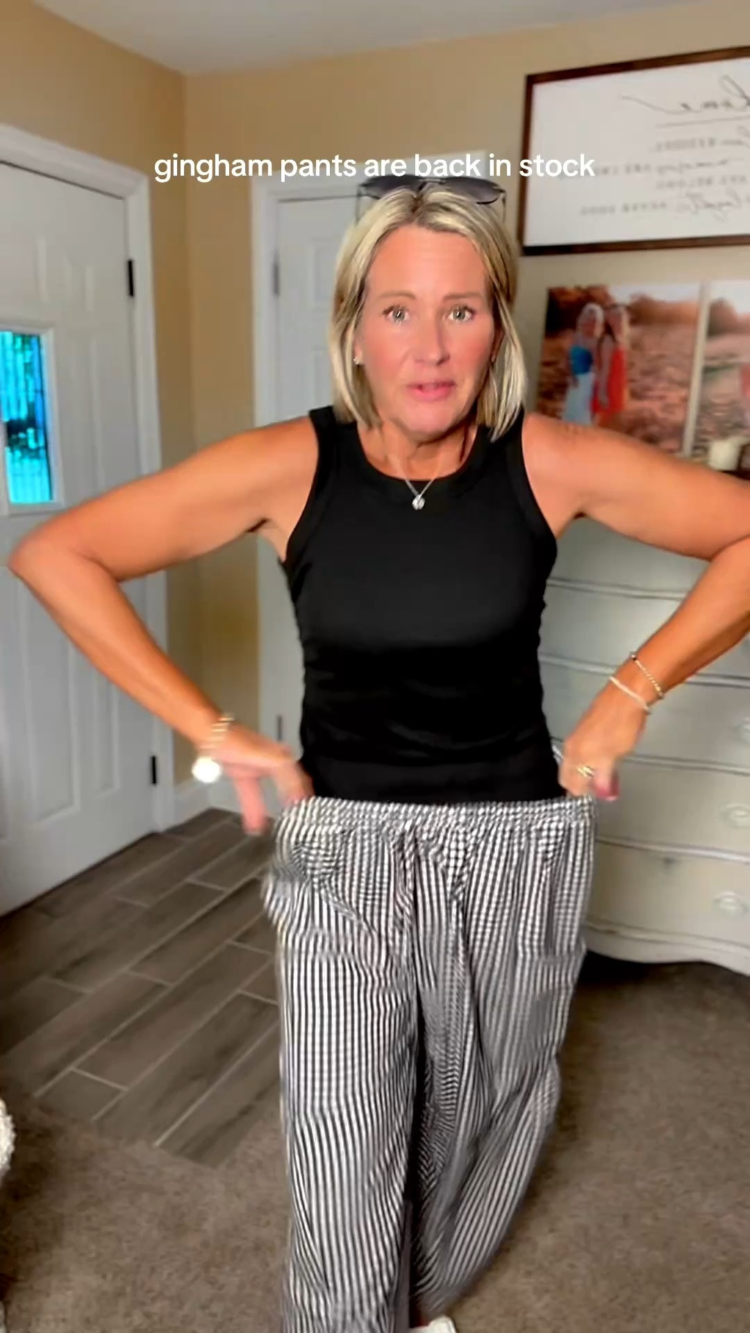 easy summer pants 🤍 and sandals 

gingham wide leg pants | striped wide leg pants | linen blend pants | summer pants | lightweight pants | drawstring pants | comfy pants | casual summer outfit | Amazon fashion find | vacation outfit | beach pants | mom style | over 40 style | over 50 style | everyday summer outfit

#LTKootd #LTKSeasonal #LTKdayinmylife