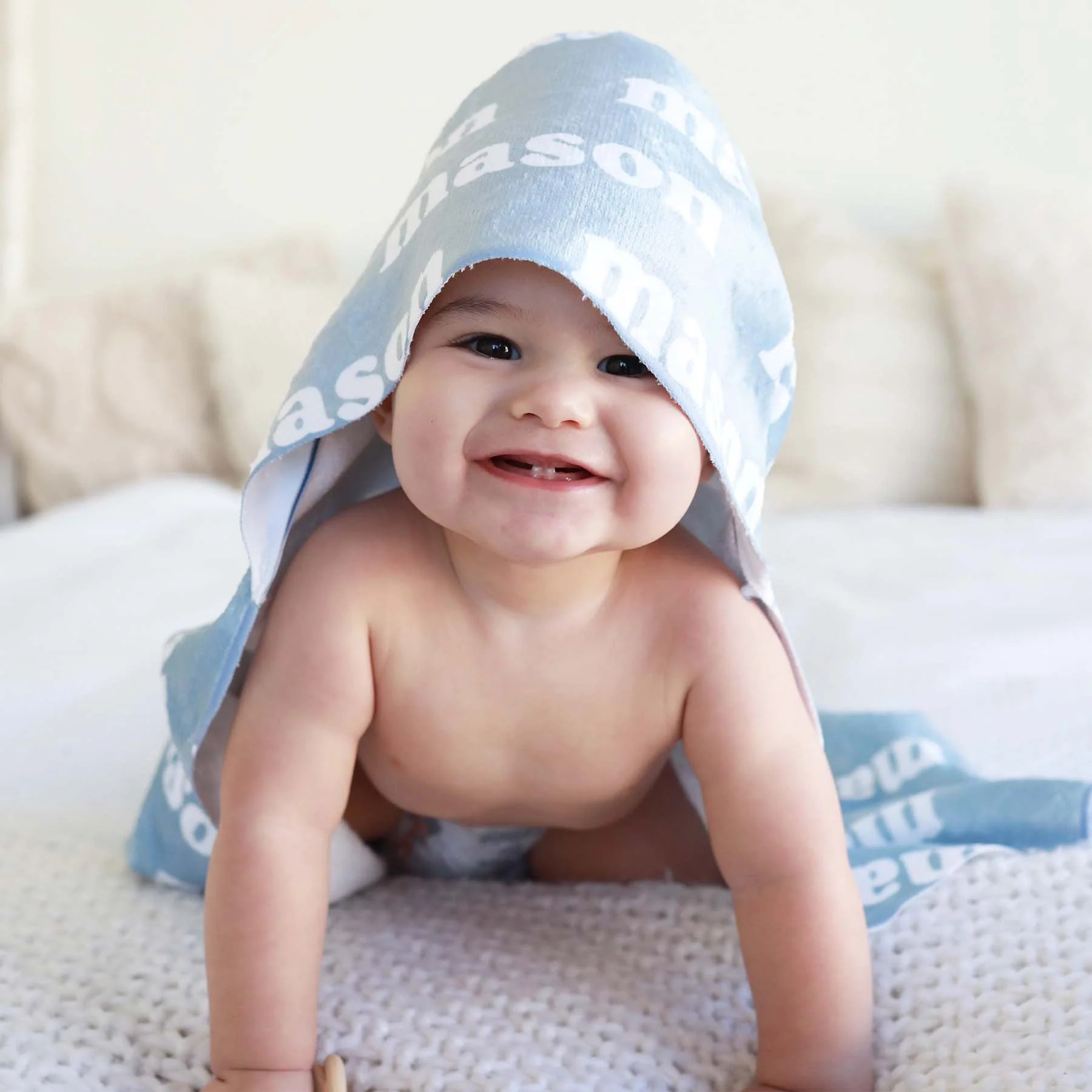 Personalized Hooded Towel | Solids | Caden Lane