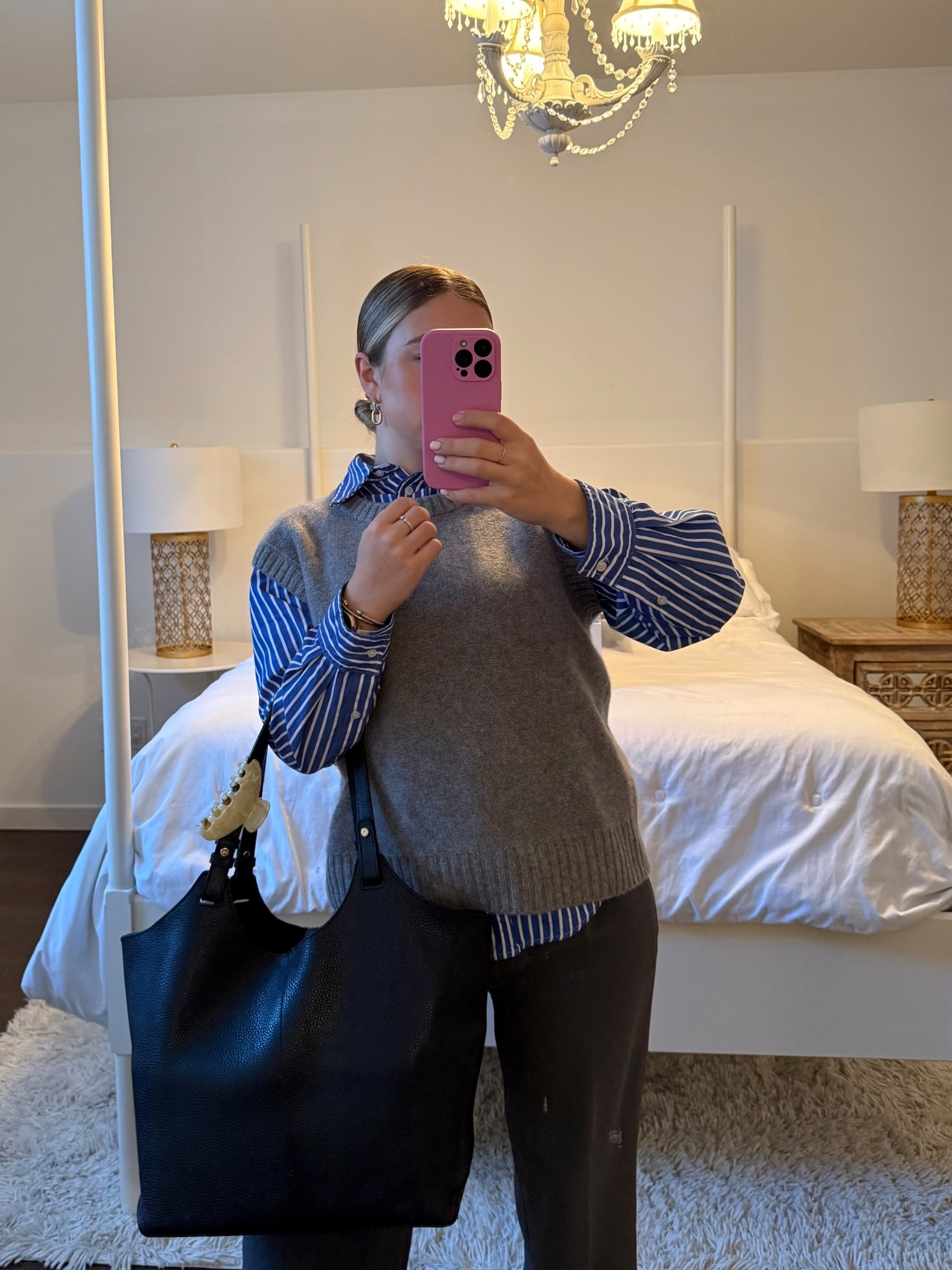 A pop of blue stripes for the office fit💙 

#LTKworkwear #LTKwinter #LTKcanada