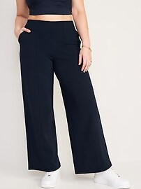 High-Waisted PowerSoft Wide-Leg Pants for Women | Old Navy (US)