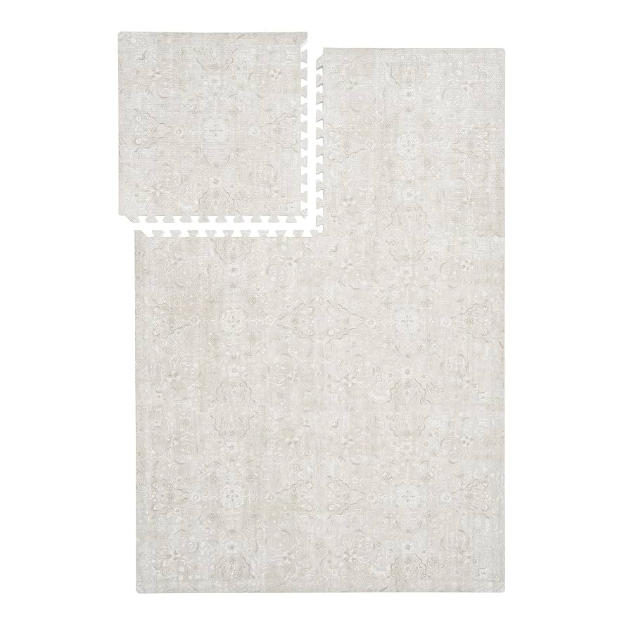 Premium Exercise & Baby Foam Play Mats - Stylish & Large Non-Toxic Odorless Floor Mat - 6 Tiles -... | Amazon (US)