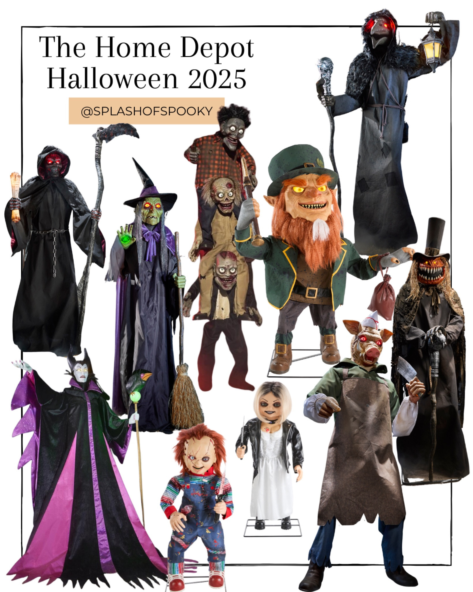 🎃✨ CODE ORANGE: HOME DEPOT HALLOWEEN IS HERE ✨🎃

The 2025 Home Depot Halloween collection has officially arrived with new outdoor Halloween decorations, giant skeletons, spooky inflatables, and animatronics. The fan-favorite 12-ft. Giant Skeleton is back at $299, along with new showstoppers like a 15-ft. Worricrow, 8-ft. Wyvern, and oversized Skelly Dog and Cat. Perfect for creating the ultimate Halloween yard display.

So many icons here. Chucky, Tiffany and Maleficent and more. 

#LTKautumn #LTKSeasonal #LTKHome