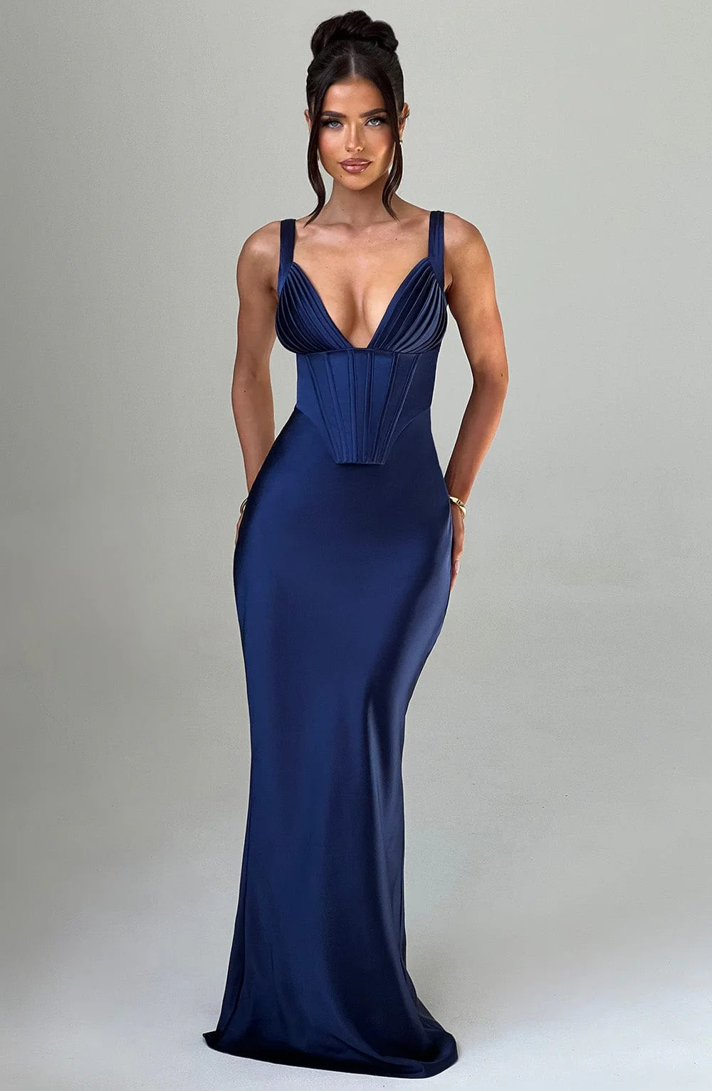 Shae Maxi Dress - Navy | Babyboo (global)