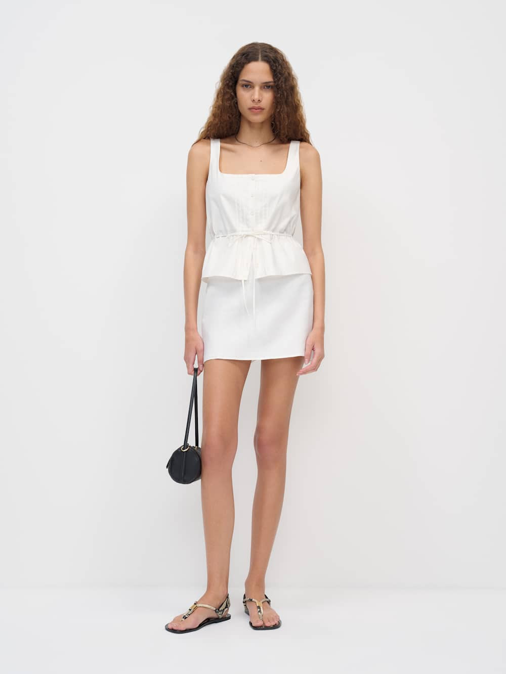 Veranda Linen Skirt | Reformation (Global)