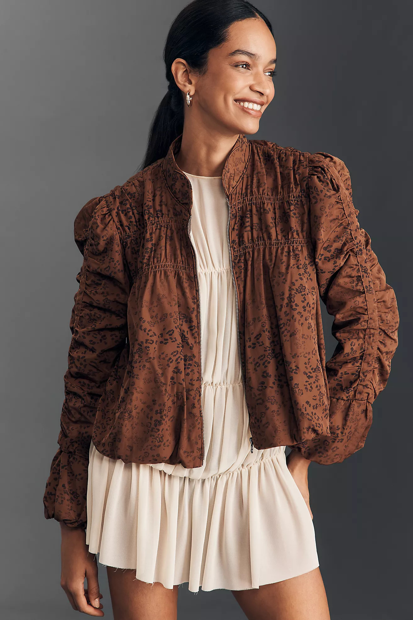 By Anthropologie Ruched Jacket | Anthropologie (US)