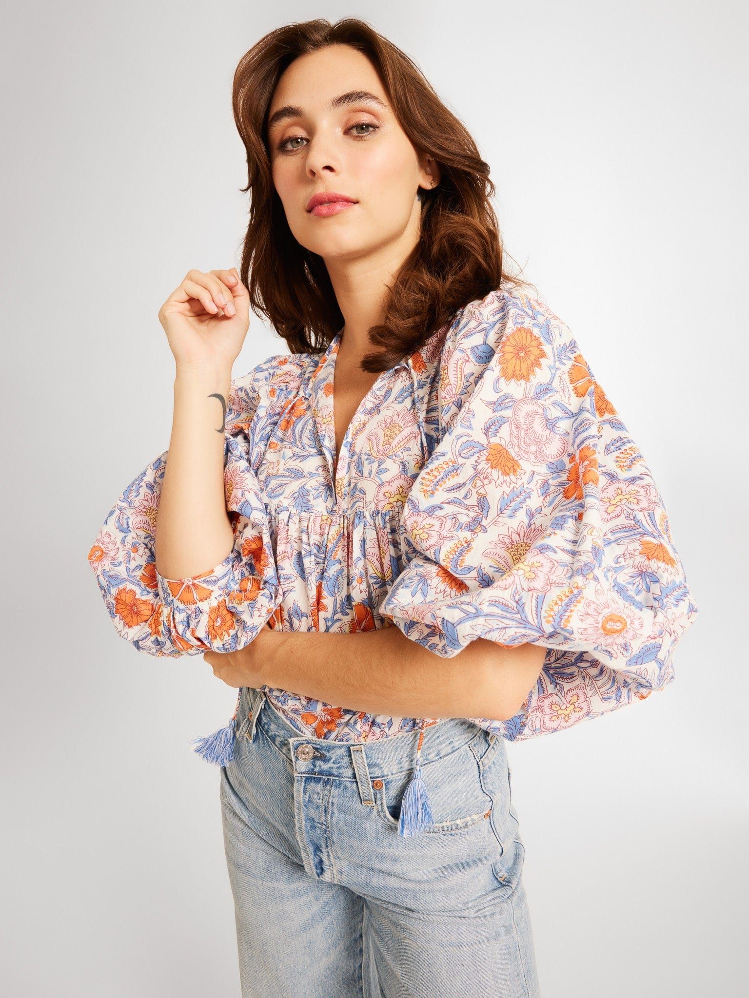 Charlie Top in Newport Floral | Mille