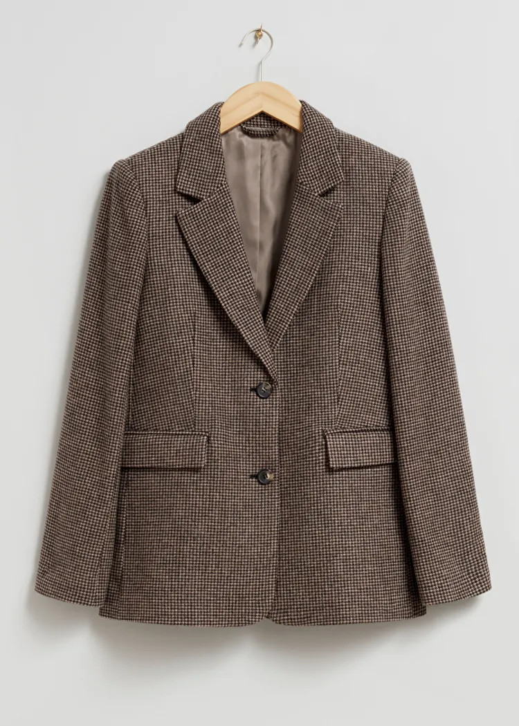 Fitted Checked Blazer | & Other Stories (EU + UK)