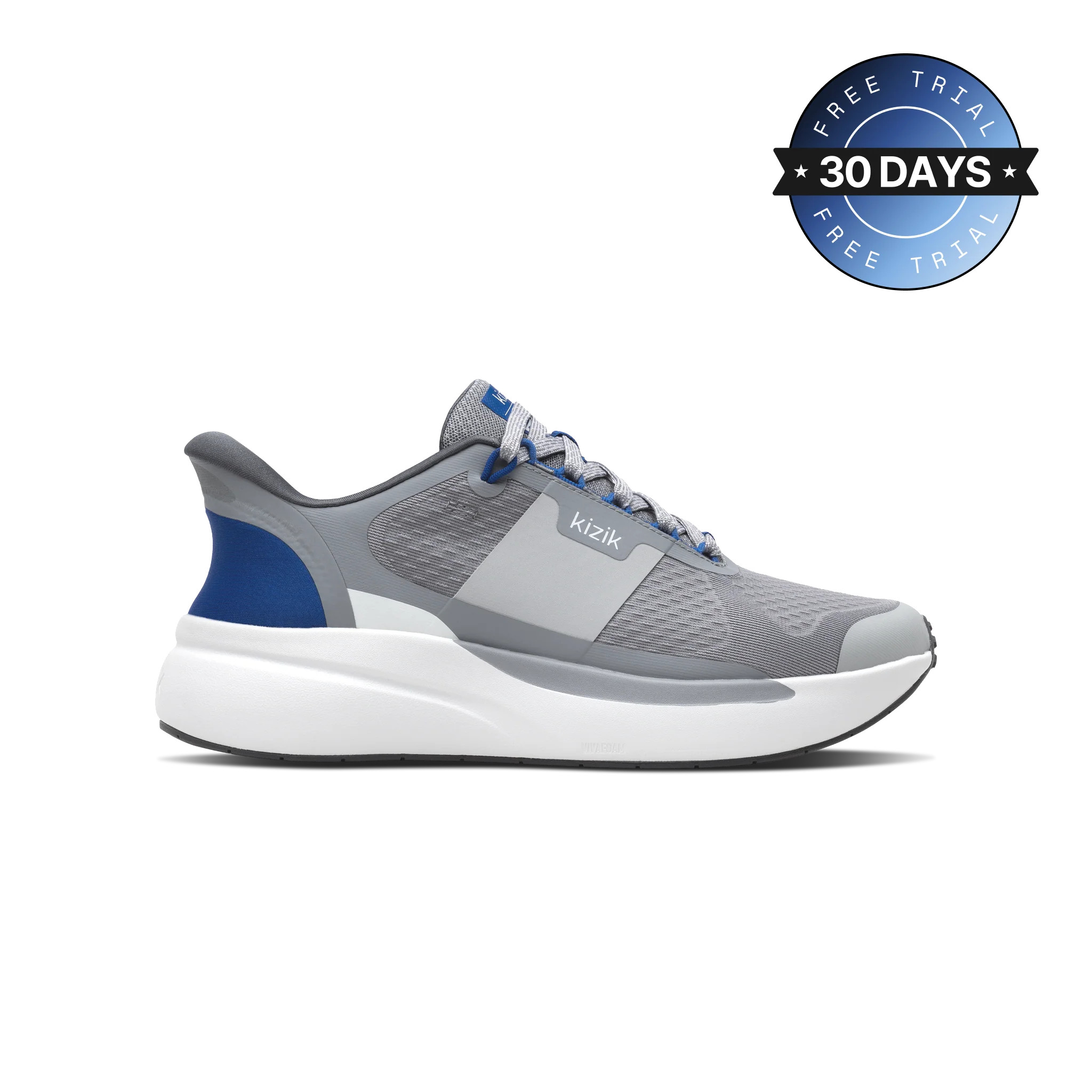 Men's Freedom Run - Alloy/Blue | Kizik