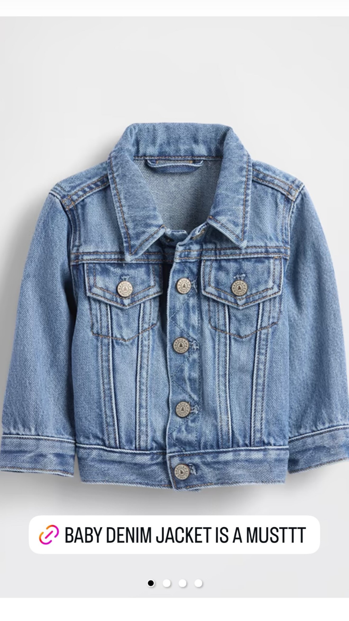 This baby denim jacket is a musttt heading into fall! 😍 40% off at Gap!!

#LTKBaby #LTKSaleAlert #LTKootd