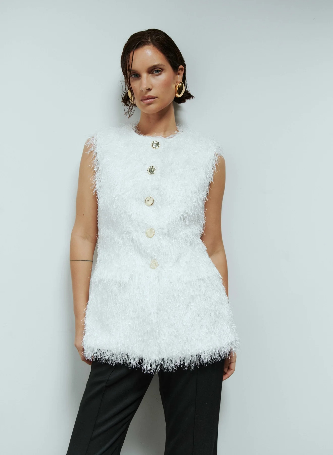 GRACE TOP (WHITE FEATHER) | Anna Quan (Global)