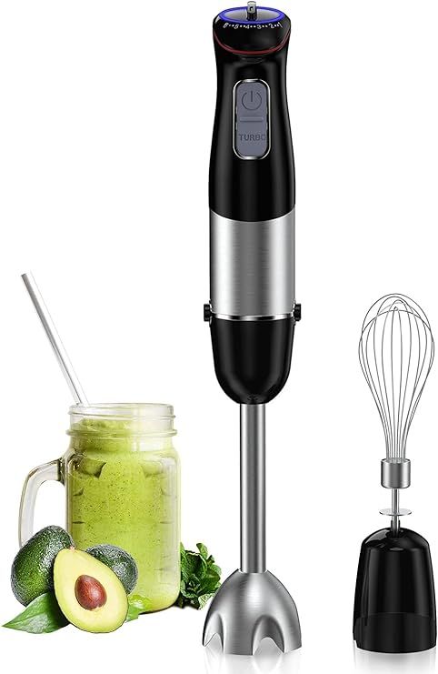 Immersion Blender, 2-in-1 Multi-Purpose Hand Blender, 500W Multifunctional Hand Blender with Whis... | Amazon (US)