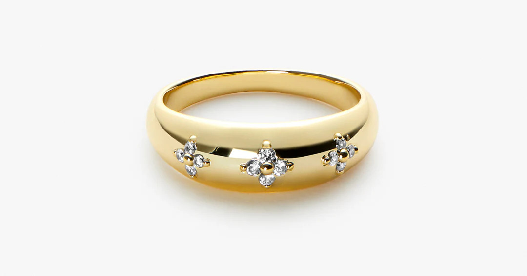 Gold Dome Ring | Ana Luisa