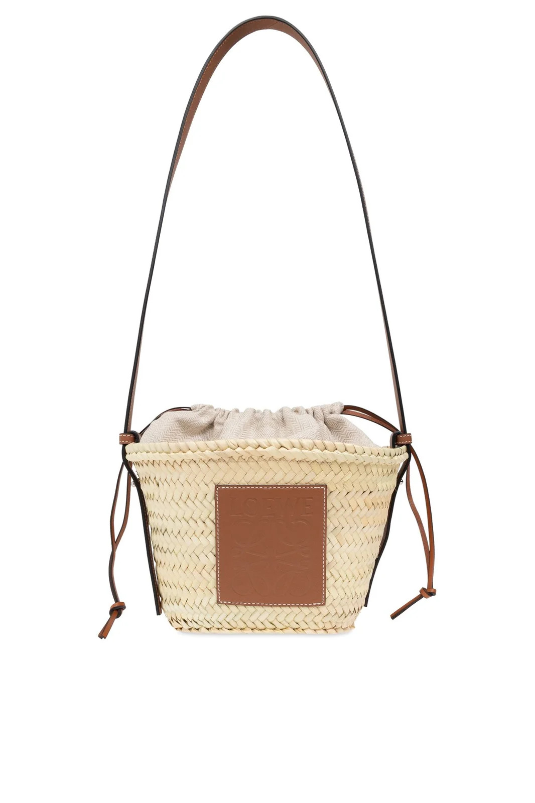 Loewe Anagram Patch Drawstring Bucket Bag | Cettire Global
