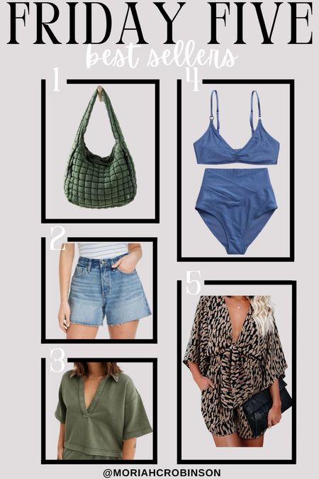 Here are this week’s best sellers!😍 

Affordable fashion, swimsuit, swim, free people bag, target shorts, jean shorts, aerie, Amazon fashion, spring fashion, summer fashion, spring outfit, summer outfit

#LTKfindsunder50 #LTKstyletip #LTKsalealert