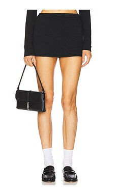 WeWoreWhat Mini Sweater Skirt in Black from Revolve.com | Revolve Clothing (Global)