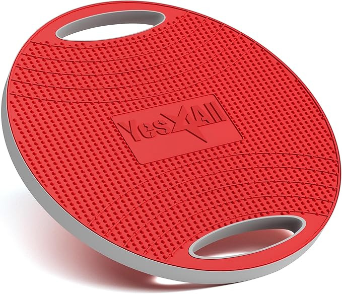 Yes4All Wobble Balance Board, Plastic Stability Trainer with Handles for Standing Desk, Core Trai... | Amazon (US)