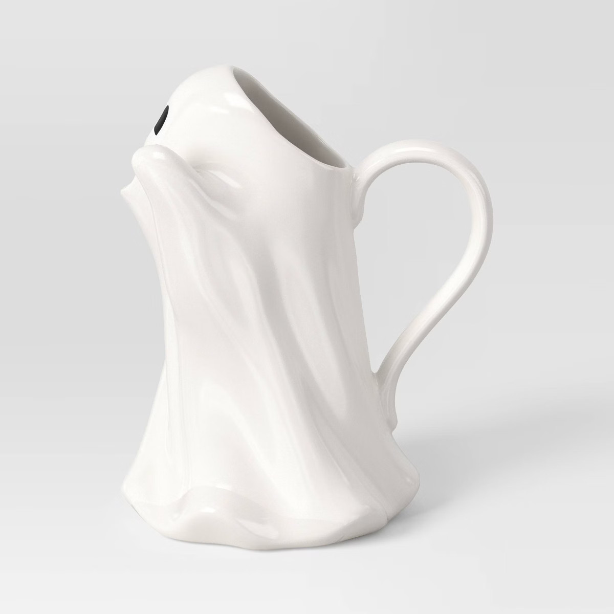 1280ml Halloween Stoneware Ghost Beverage Pitcher White - Threshold™ | Target
