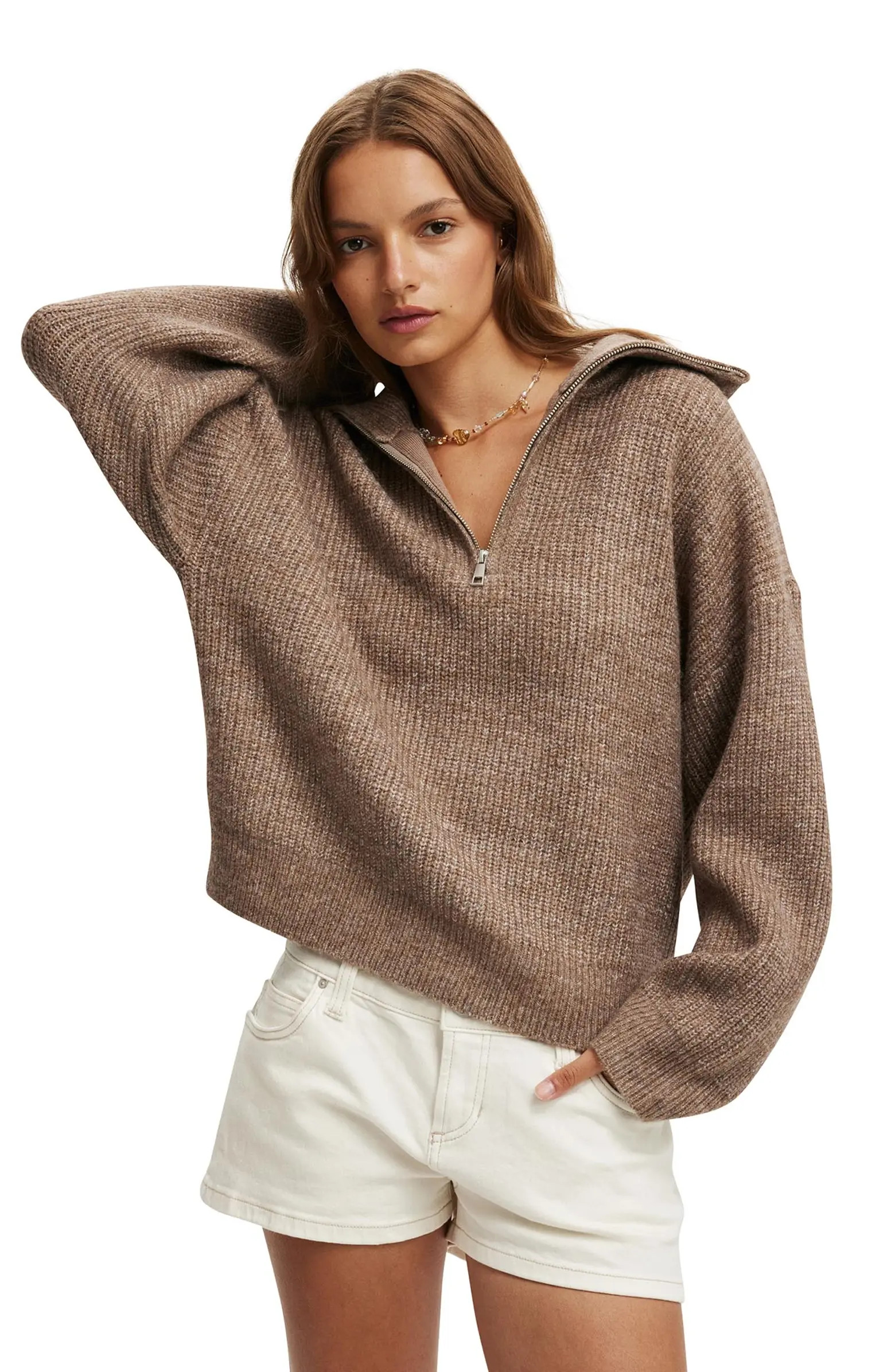 Women's Luxe Half Zip Pullover | Nordstrom