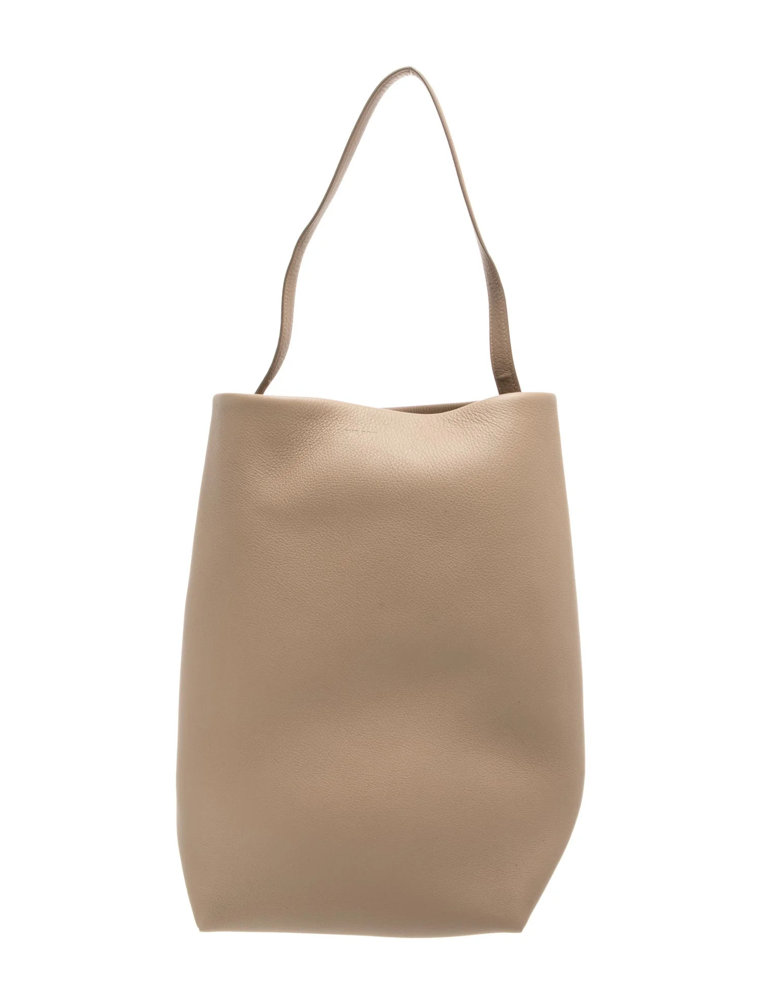 The Row Leather N/S Park Tote Medium - Neutrals Bucket Bags, Handbags - THR199731 | The RealReal | The RealReal