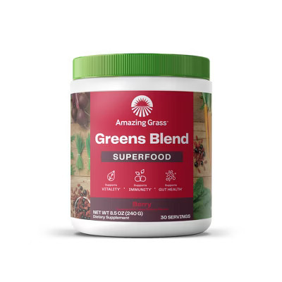 Amazing Grass Greens and Superfood Powder - Berry - 30 Servings - 8.5oz | Target
