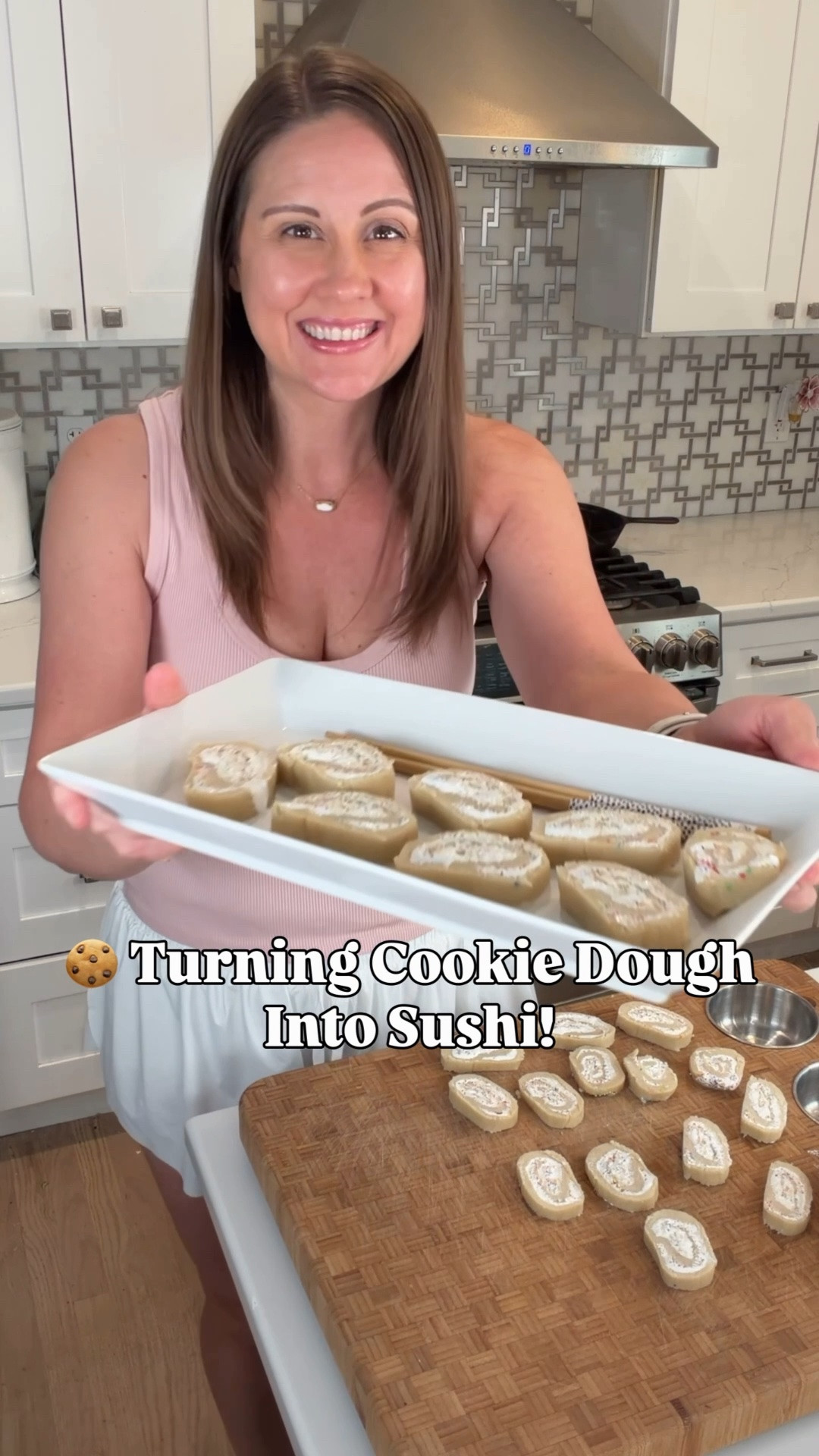 🍣🍪 Cookie dough sushi might be the most fun dessert I’ve made all summer! ✨

Made with cookie dough, sweet toppings, and sliced just like sushi, this treat is guaranteed to get everyone talking. It’s easy, adorable, and perfect for parties, sleepovers, or a fun baking day with the kids. 💖

Save this sweet idea for your next celebration! 🍪✨

#LTKFamily #LTKParties #DessertIdeas #CookieDoughDessert #SummerTreats

#LTKfoodie #LTKHome