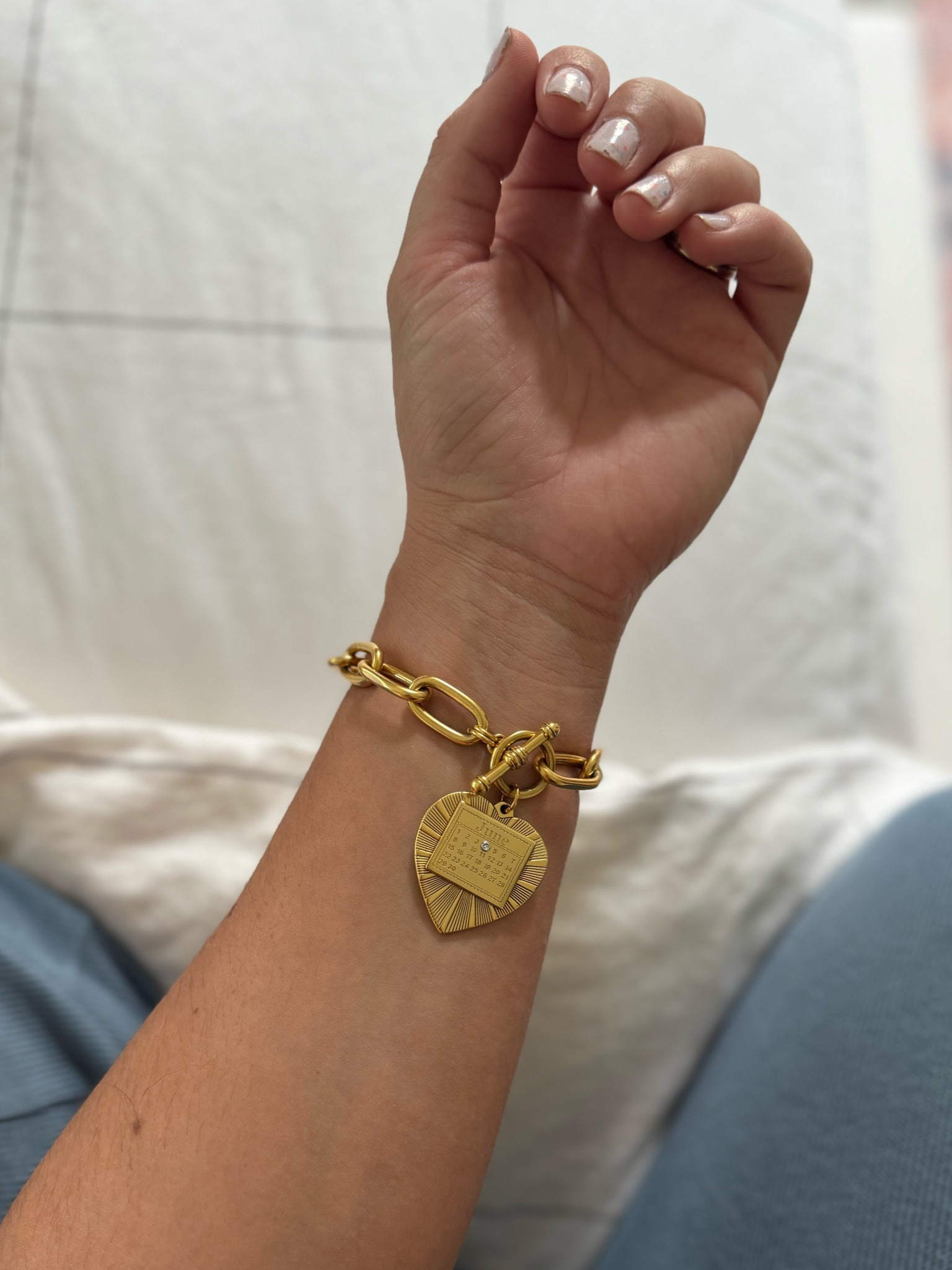 Anniversary chunky custom date bracelet. Accessories = confidence 

#LTKMidsize #LTKStyleTip #LTKBeauty