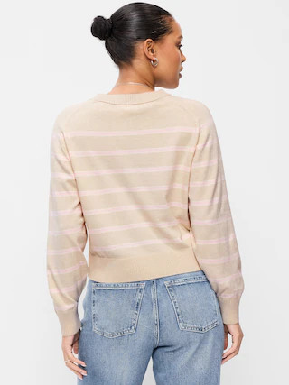 SoSoft Lite Cropped Crew-Neck Sweater | Old Navy (CA)