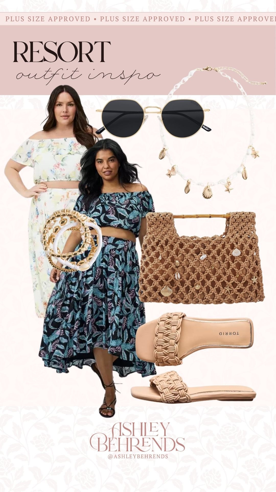 @Torrid has you resort ready in this stunning set! I love that it comes in multiple colors for the warm weather and these seashell 🐚 accessories complete the resort worthy outfit. 
Plus size friendly resort outfit

#LTKSeasonal #LTKSaleAlert #LTKPlusSize