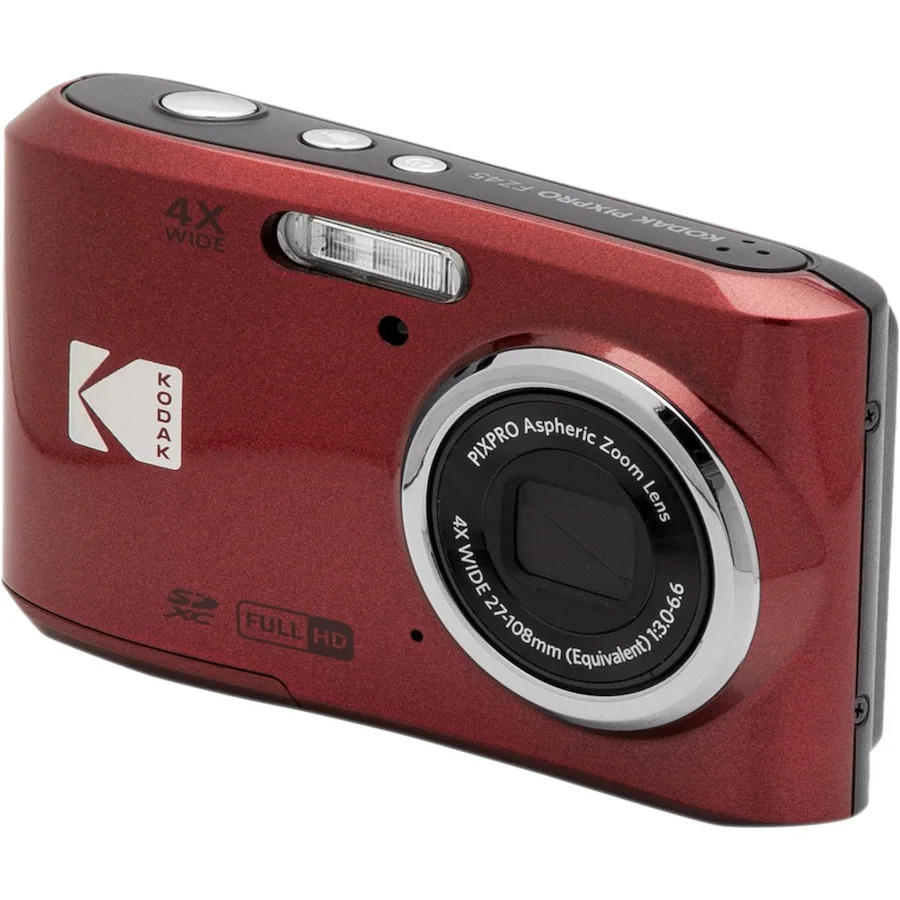 Kodak - PIXPRO FZ45 16.4 Megapixel Compact Camera - Red | Best Buy U.S.