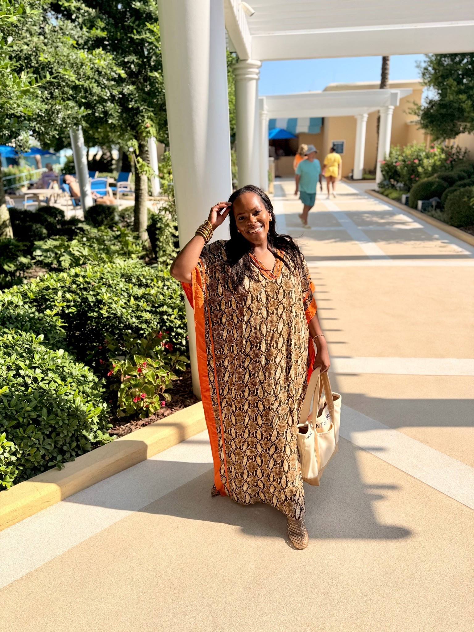 Pool ready 😌 Sharing everything I took to the pool this week, including this comfy kimono and my swimsuit! 🩱

#LTKdayinmylife #LTKPlusSize #LTKTravel