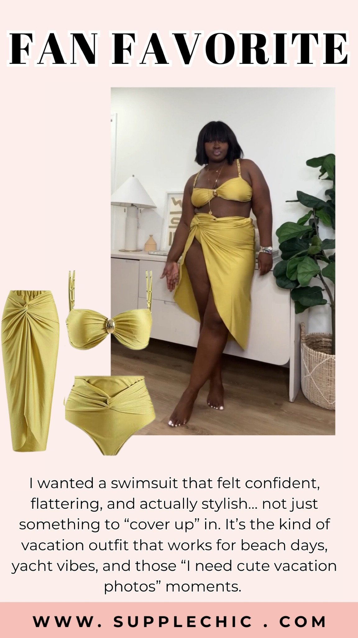 I wanted a swimsuit that felt confident, flattering, and actually stylish… not just something to “cover up” in. It’s the kind of vacation outfit that works for beach days, yacht vibes, tropical vacations, and those “I need cute vacation photos” moments. And the BEST part? It’s under $50 and looks way more expensive than it actually is. #PlusSizeSwimwear #VacationStyle #BeachOutfit #AmazonFashion #ResortWear #PlusSizeFashion #VacationOutfits #SwimwearStyle #SummerStyle #LTKSwim

#LTKSwim #LTKootd #LTKSeasonal