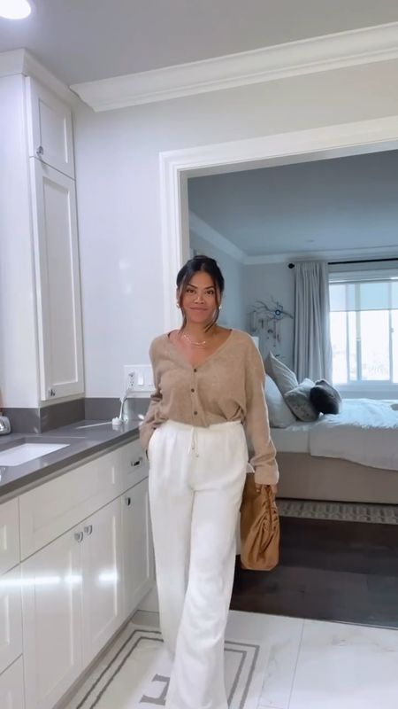 Neutral and chic fall outfit inspo with the linen pants of my dreams. Linked similar cardigans 

Princess Polly, linen pants, fall outfits, minimalist style 

#LTKfindsunder50 #LTKstyletip #LTKfindsunder100