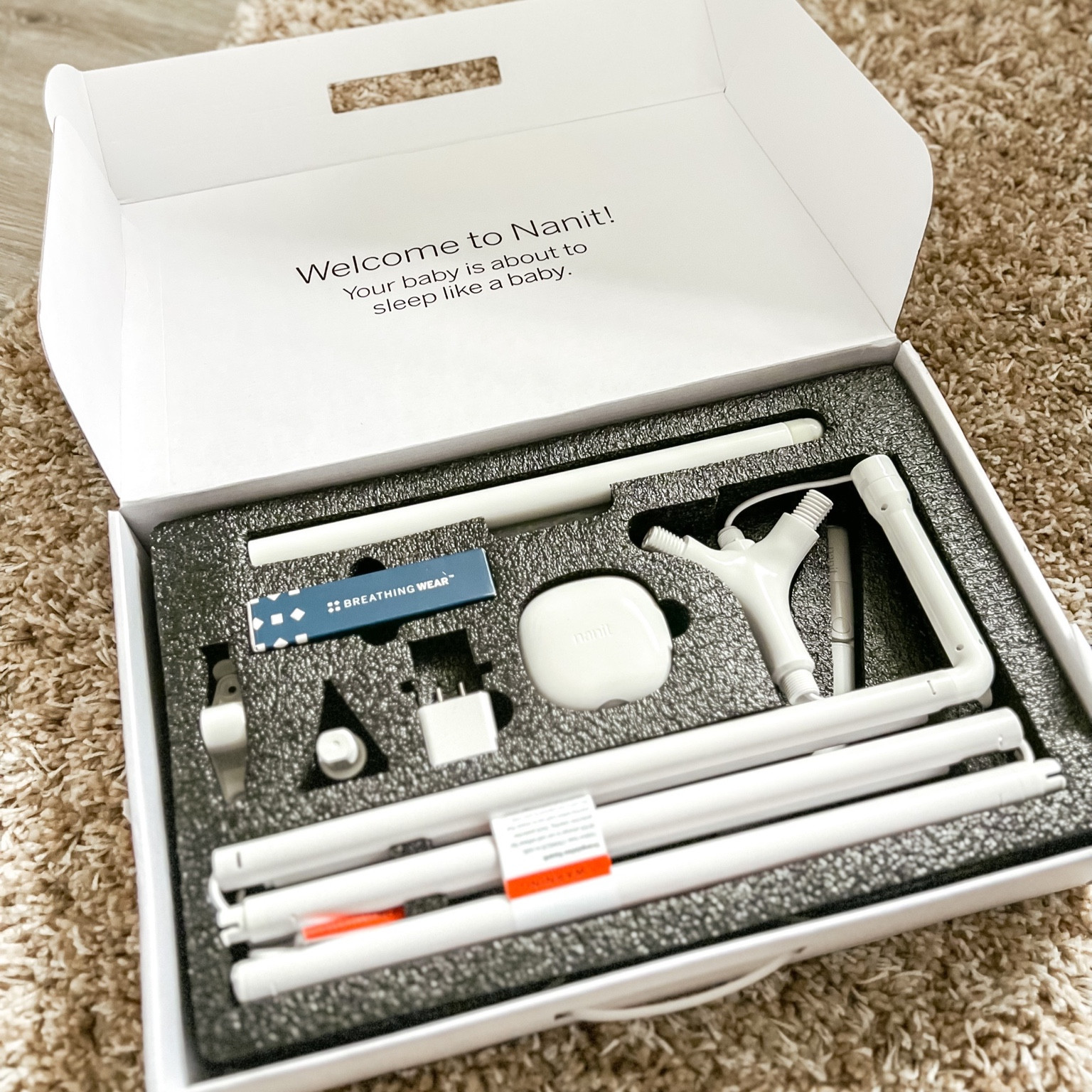 Nanit nursery camera with sleep tracking and breathing motion monitoring. Highly recommend! 

#LTKkids #LTKfamily #LTKbaby