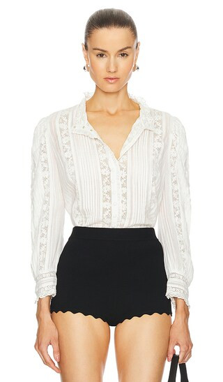 Jacque Top in True White | Revolve Clothing (Global)