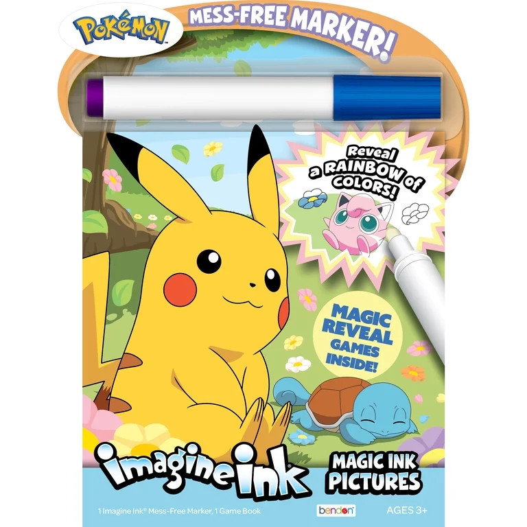 Pokemon Easter 10-Page Imagine Ink Coloring Book, Paperback by Bendon | Walmart (US)