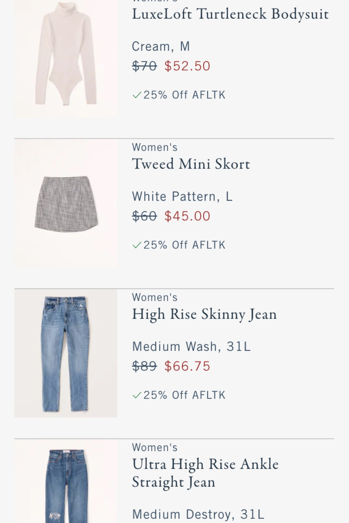 My fall Abercrombie order! 

#LTKSeasonal #LTKunder50 #LTKsalealert