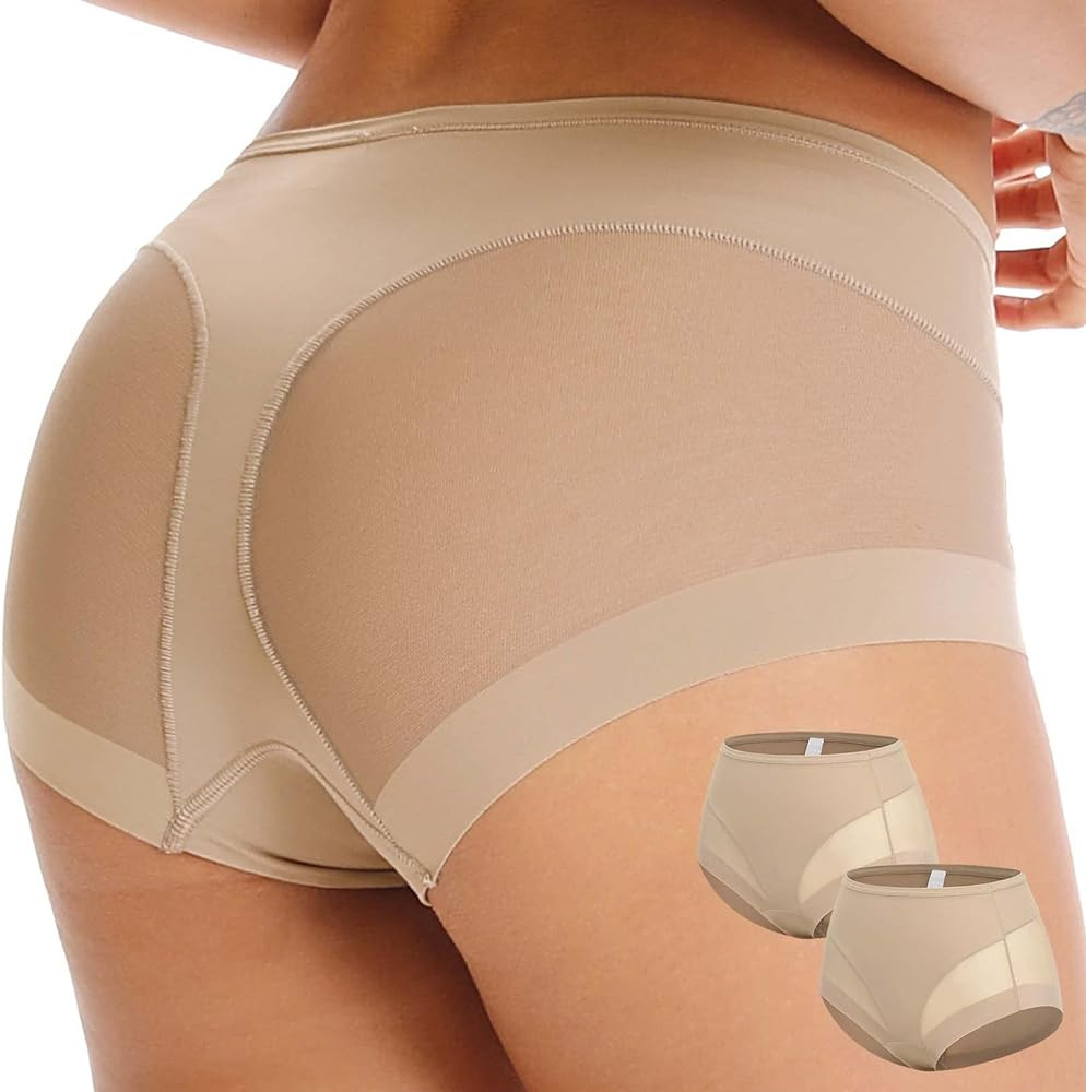 WOWENY Tummy Control Panties for Women Seamless Butt Lifter Briefs Comfy Body Shaper Shapewear Se... | Amazon (US)
