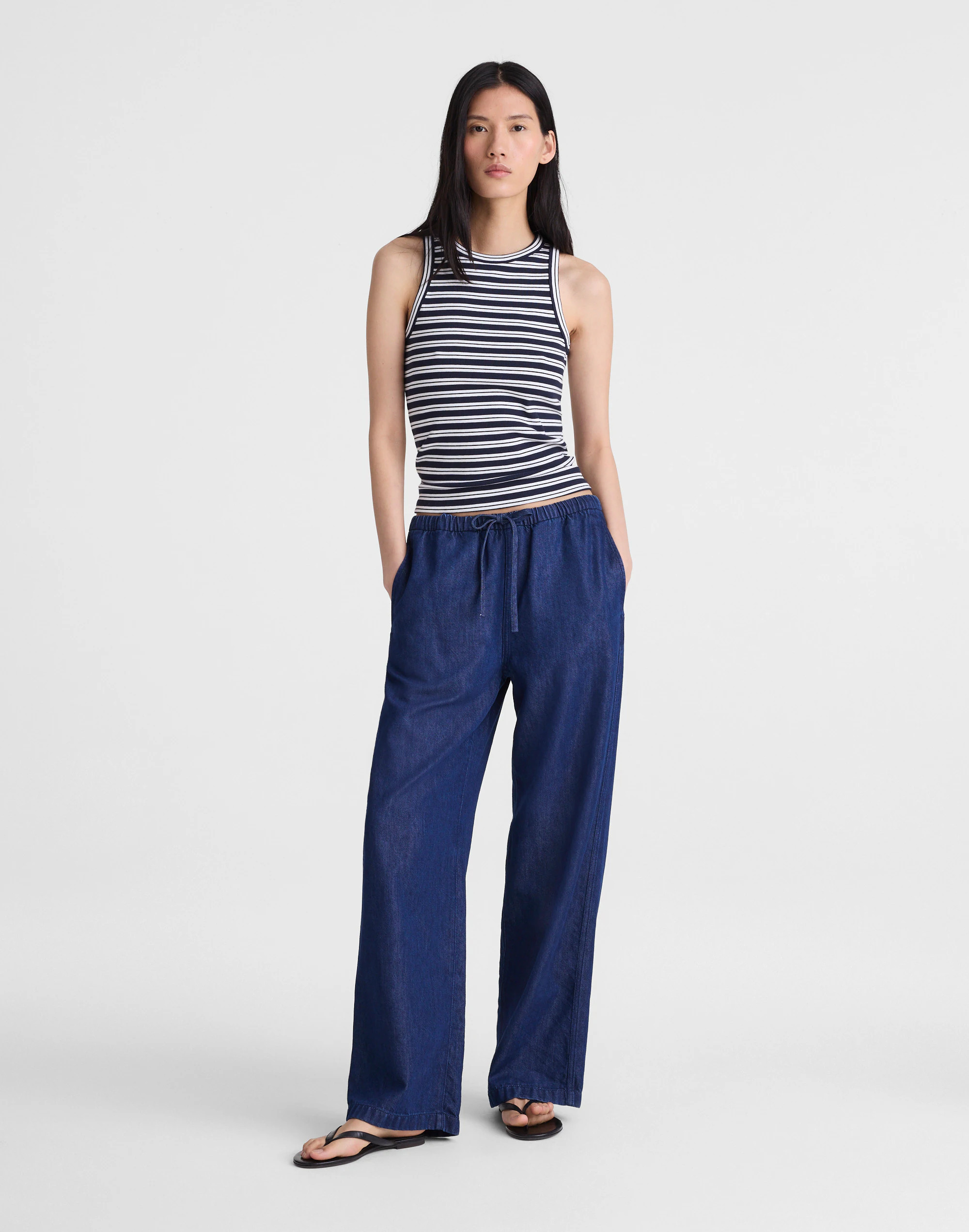 Airy Denim Pull-On Pants | Madewell
