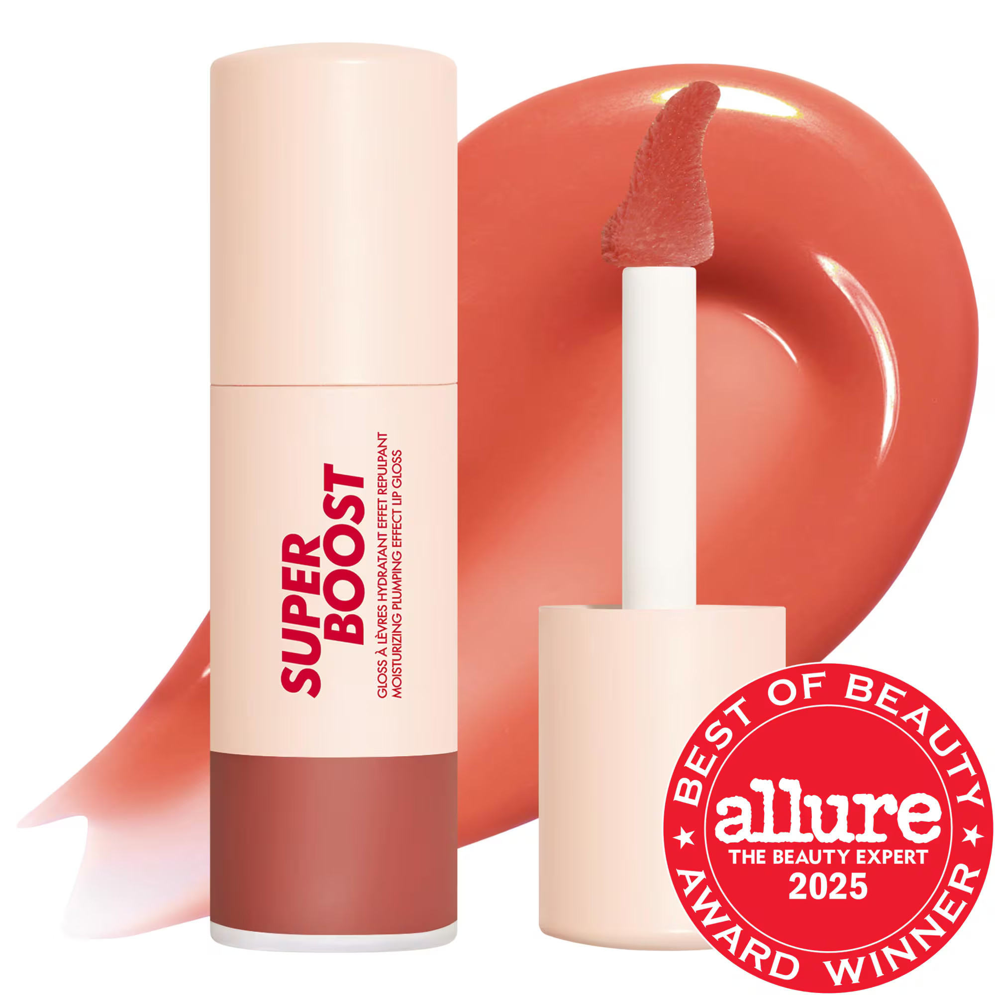 MAKE UP FOR EVER Super Boost Moisturizing & Plumping Lip Gloss 11 Fiery Love 0.3 oz / 9 mL | Sephora (US)
