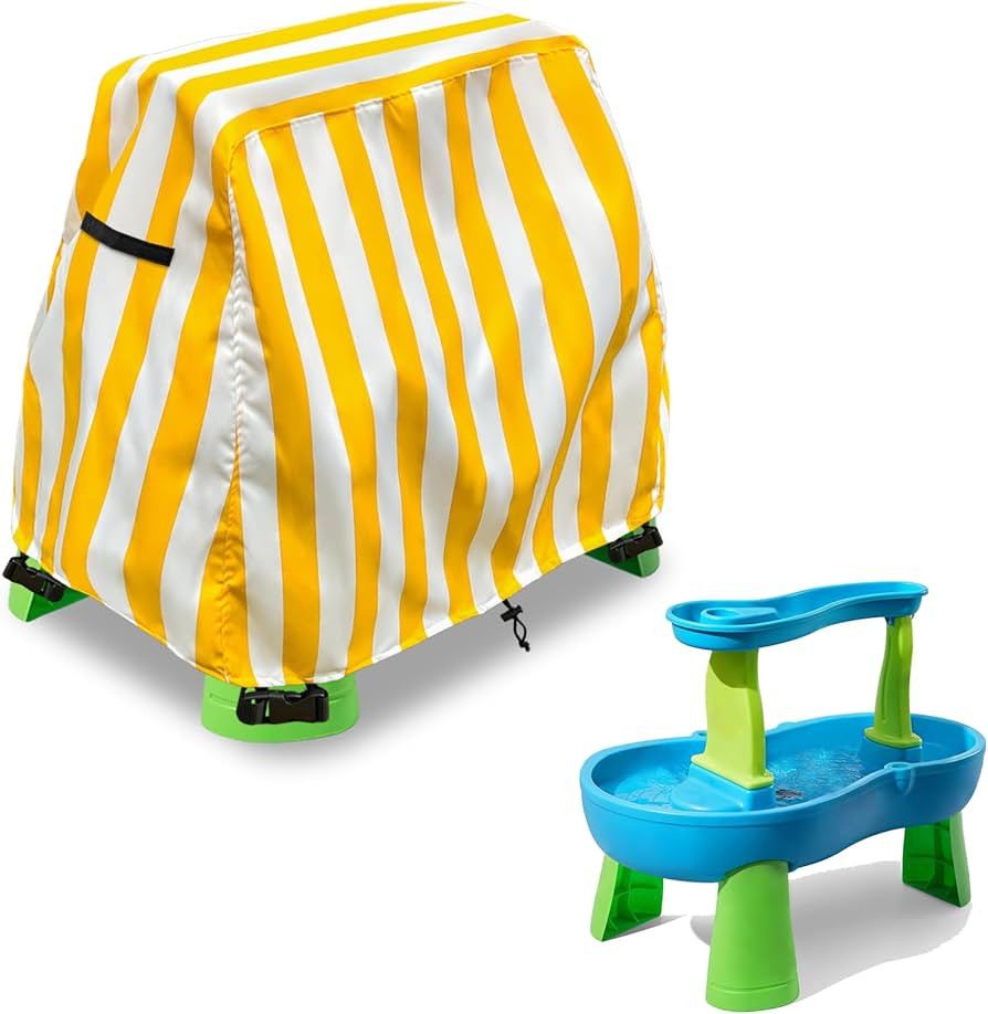 Kids Water Table Cover Fit Rain Showers Splash Pond Water Table,Waterproof Dust Proof Anti-UV Out... | Amazon (US)