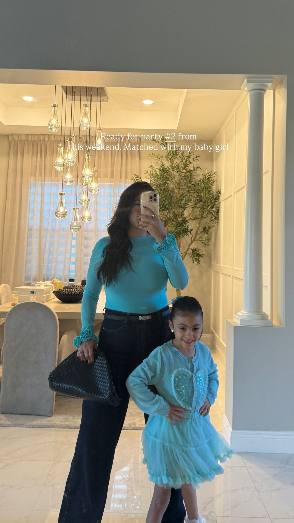 Ready for party #2 from
this weekend. Matched with my baby girl