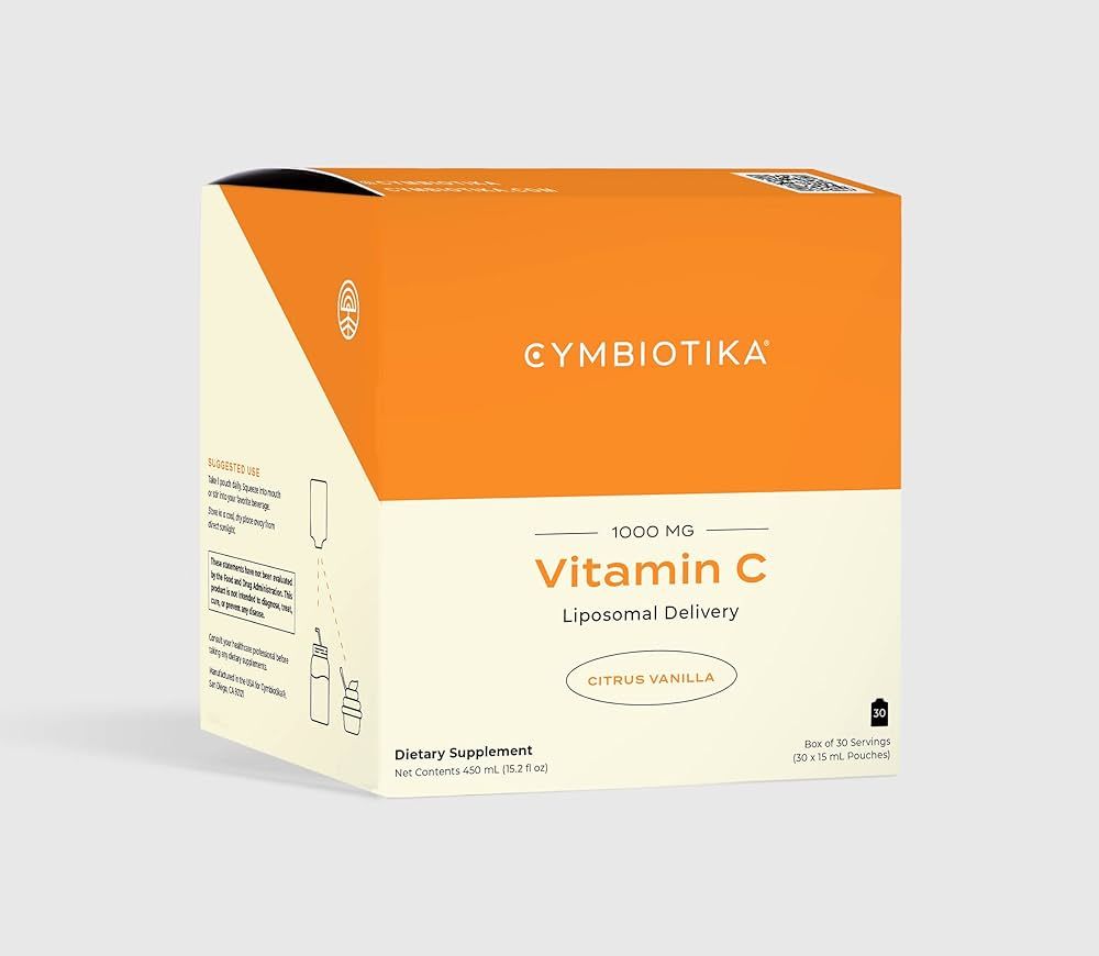 CYMBIOTIKA Liposomal Vitamin C 1000mg, Healthy Immune System Support, Boost Collagen Production, ... | Amazon (US)