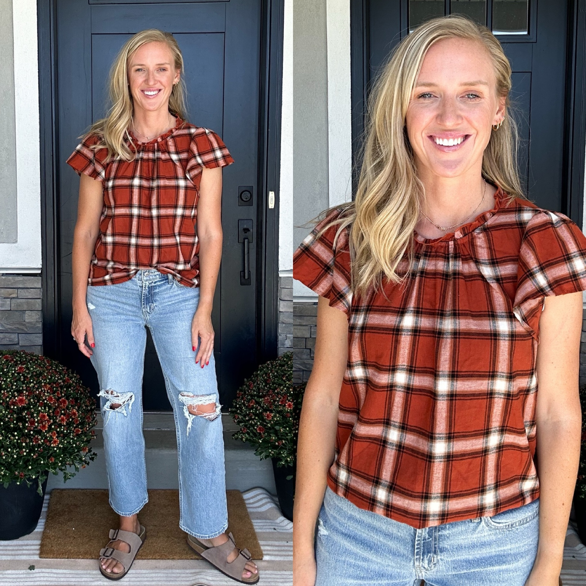 Fall everyday casual outfit idea. Size small top, size 8 jeans 

#LTKFindsUnder50 #LTKStyleTip #LTKSeasonal