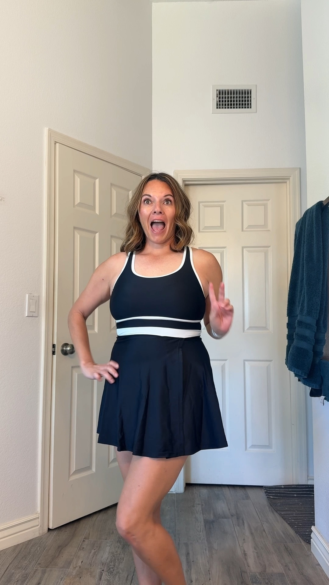 Tried a few swimsuits and this one is the keeper.
Great fit, super flattering, and actually comfortable.
Sharing it here in case anyone else is swimsuit shopping. I’m a 36D but this is actually a small. I tried all the sizes but I like how tight it is on my chest. 

#LTKSwim #LTKmomlife #LTKSeasonal