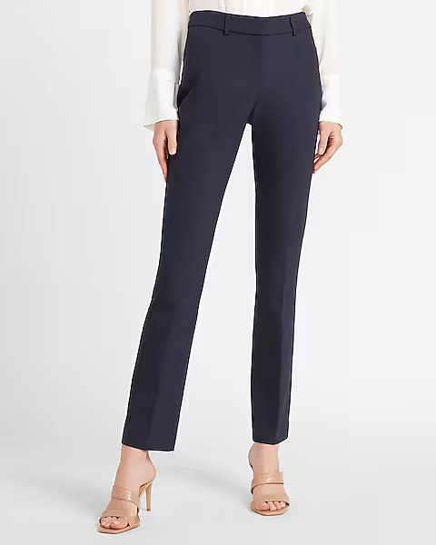 Columnist Mid Rise Slim Pant | Express