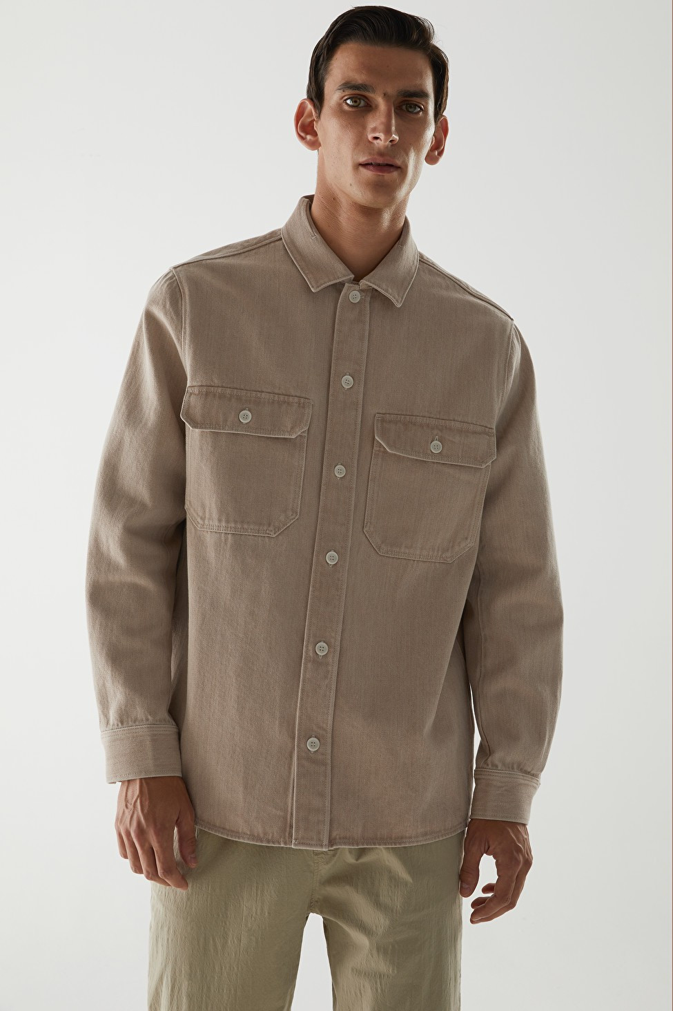 ORGANIC COTTON DENIM SHIRT | COS (US)