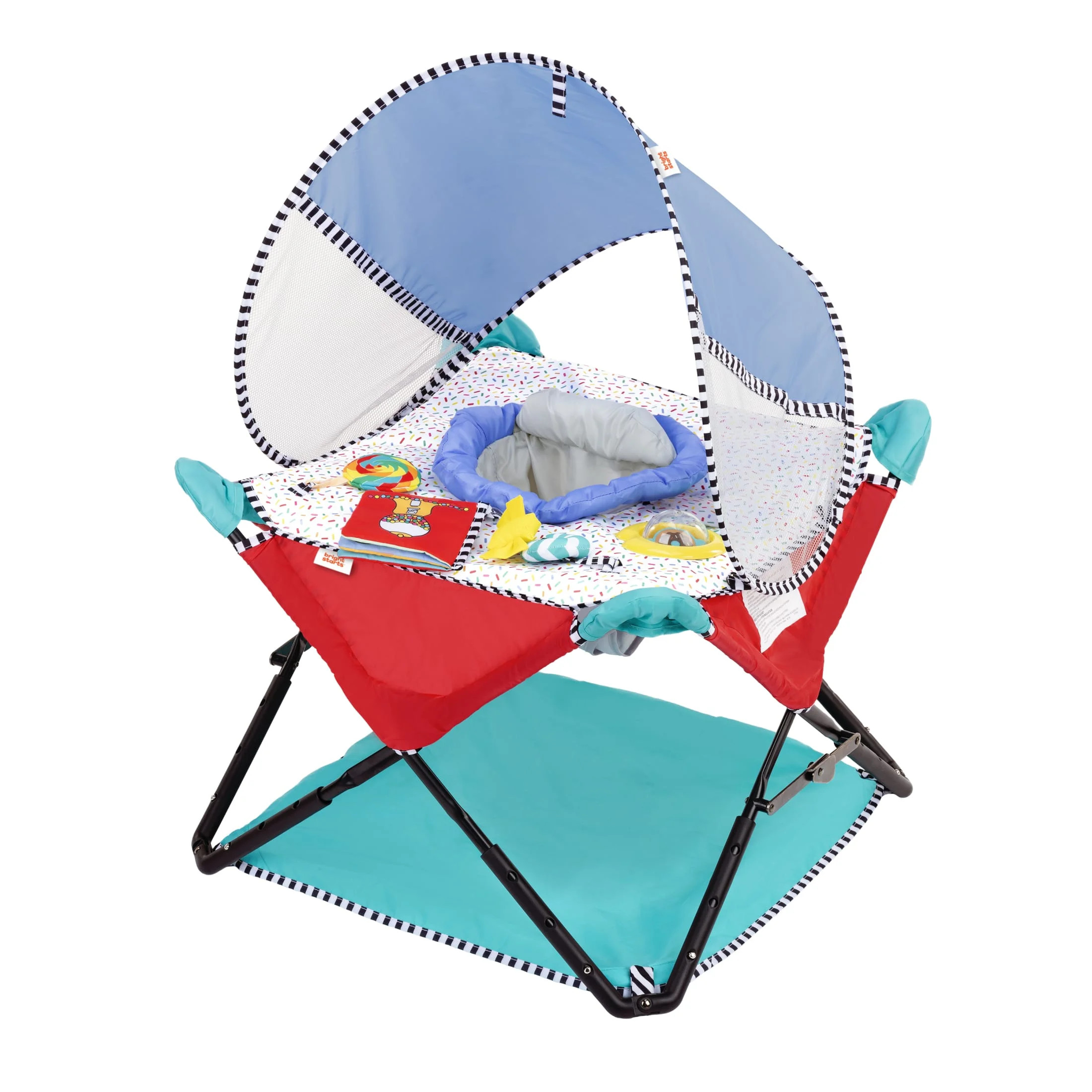 Bright Starts Pop 'N Jump Portable Activity Jumper, Sweet Treats, Infant - Walmart.com | Walmart (US)